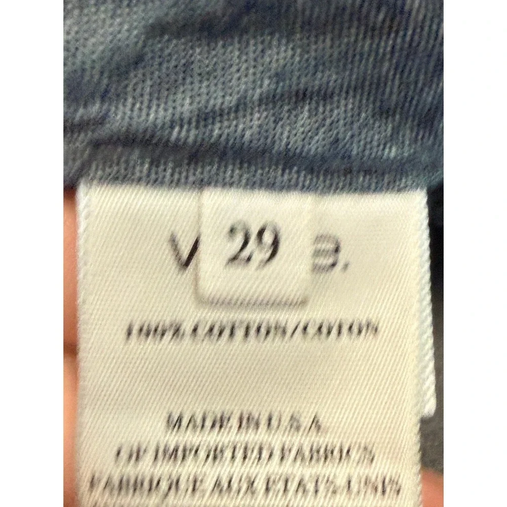 Vince Nautical Fisherman Womens Blue Chambray Cotton Shorts 29 Adjustable Coasta